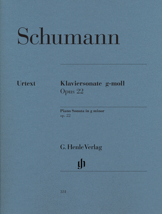 Book cover for Piano Sonata in G minor, Op. 22 (with Original Last Movement)