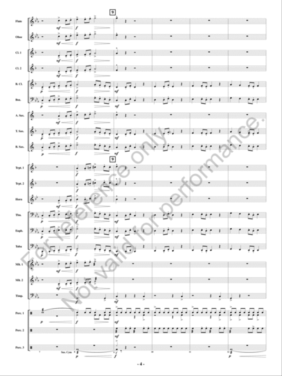 Cerberus Concert Band scores gallery preview page 5