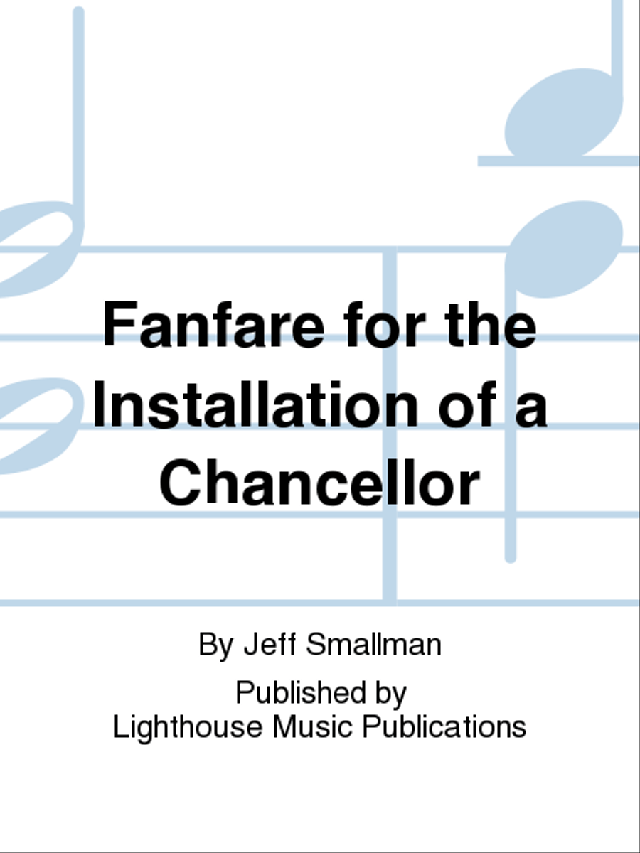 Fanfare for the Installation of a Chancellor Euphonium scores gallery preview page 1