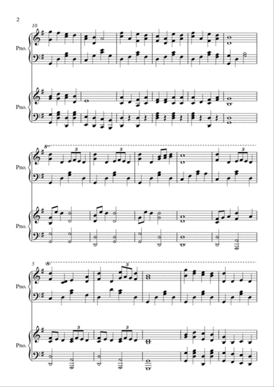 TO BE OR NOT 2 Pianos, 4-Hands scores gallery preview page 2