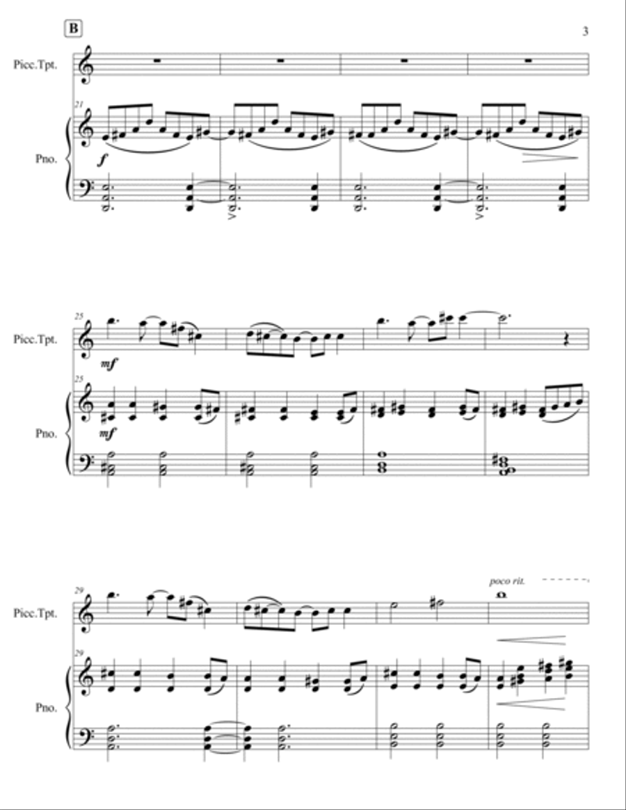 Veronique Piccolo Trumpet scores gallery preview page 3