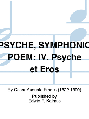 Book cover for PSYCHE, SYMPHONIC POEM: IV. Psyche et Eros