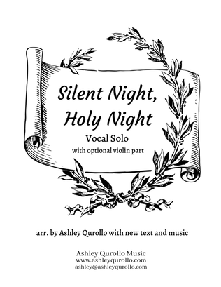 Silent Night, Holy Night -- for Mezzo Soprano or Baritone, Piano, and Violin
