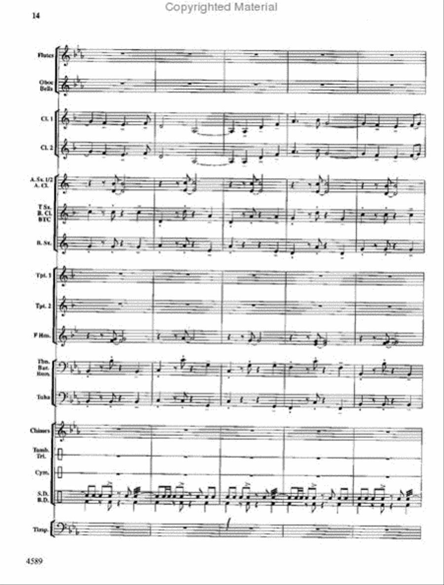 Copper Mountain Legend Concert Band scores gallery preview page 15