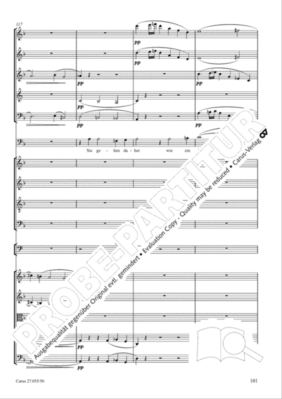 Ein Deutsches Requiem (German Requiem) 4-Part scores gallery preview page 108