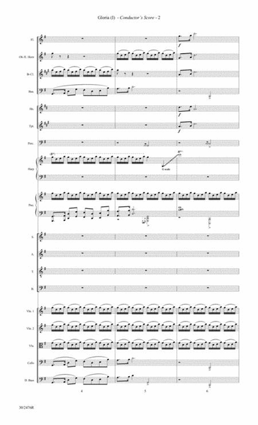 Gloria - Chamber Orchestra Score and Parts
