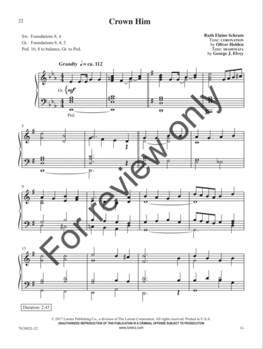 Prayludes of Praise Prayludes of Praise Organ Solo scores gallery preview page 11