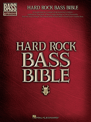 Book cover for Hard Rock Bass Bible