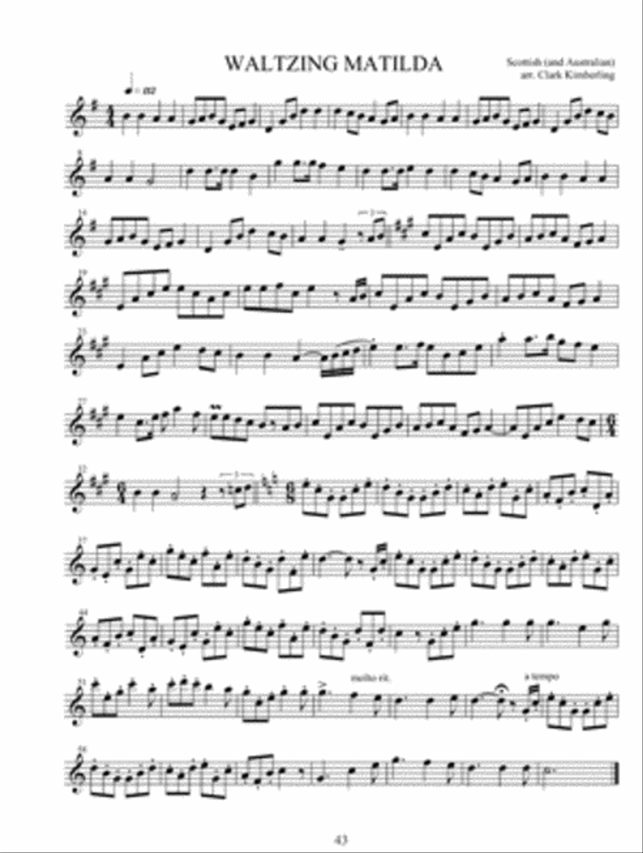 Solos for Soprano Recorder Collection 6: British Melodies Soprano Recorder scores gallery preview page 3