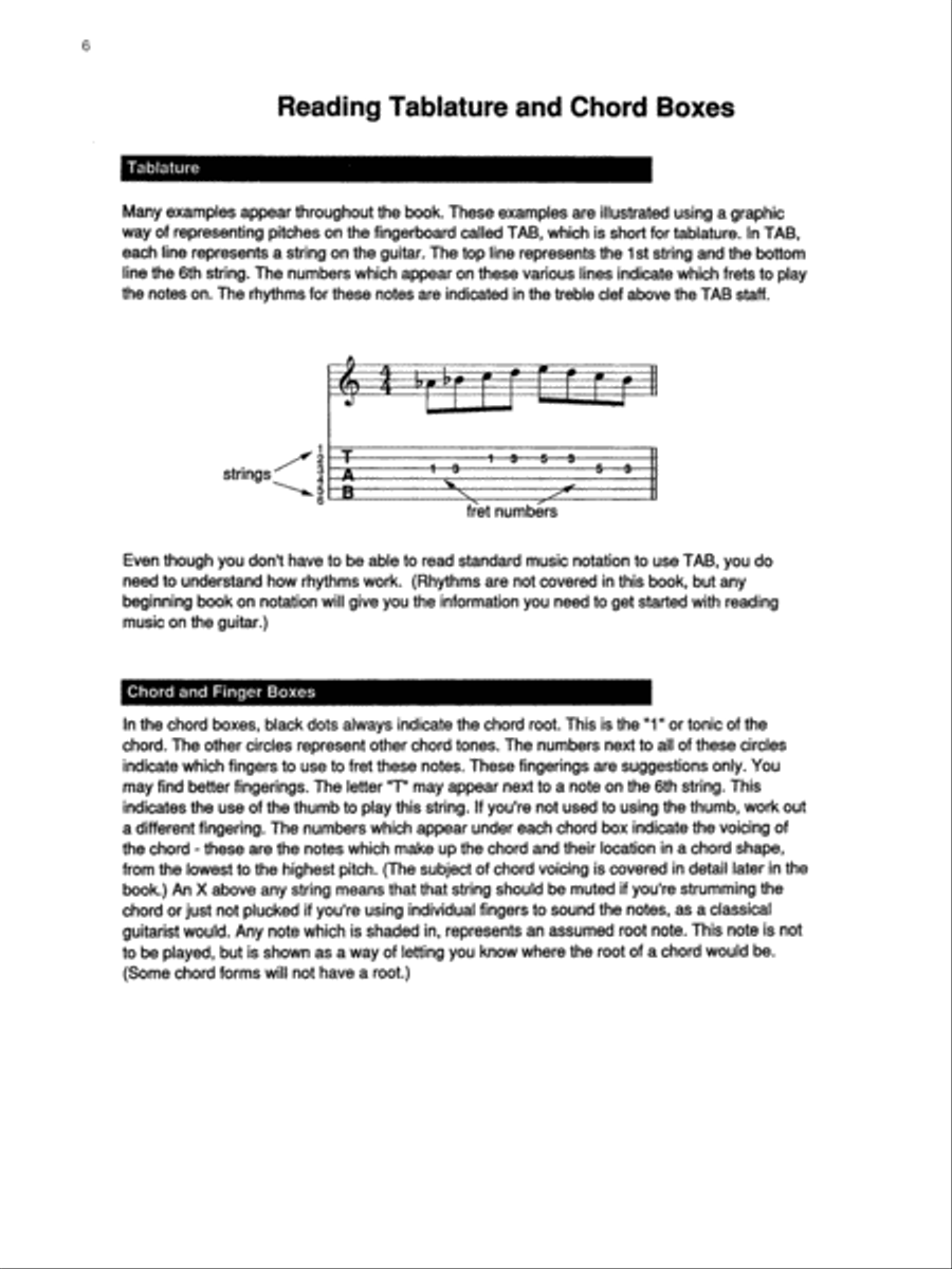 Practical Theory for Guitar Guitar Tablature scores gallery preview page 4