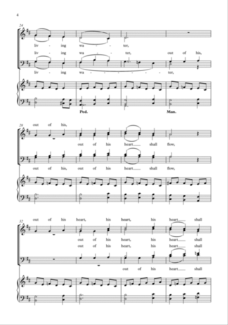 Rivers of Living Water 4-Part scores gallery preview page 4