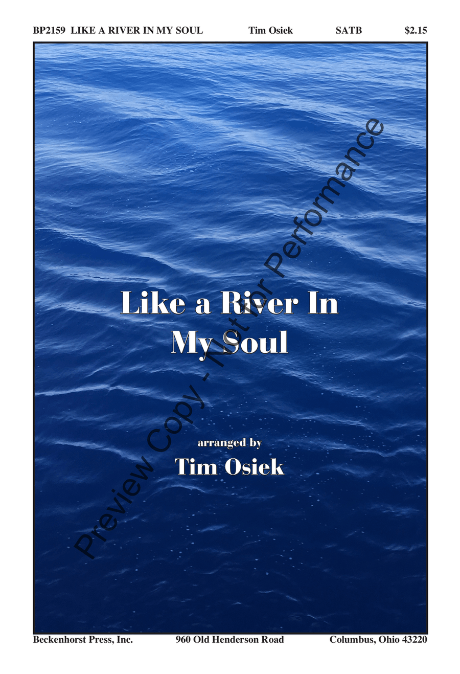 Like a River In My Soul - SATB 4-Part scores gallery preview page 2