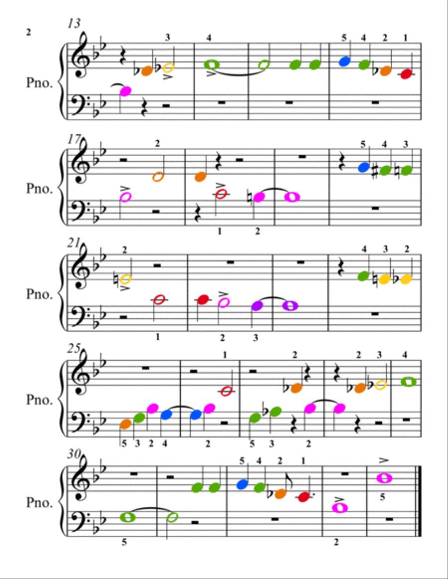 Spanish Flea Piano Method scores gallery preview page 2