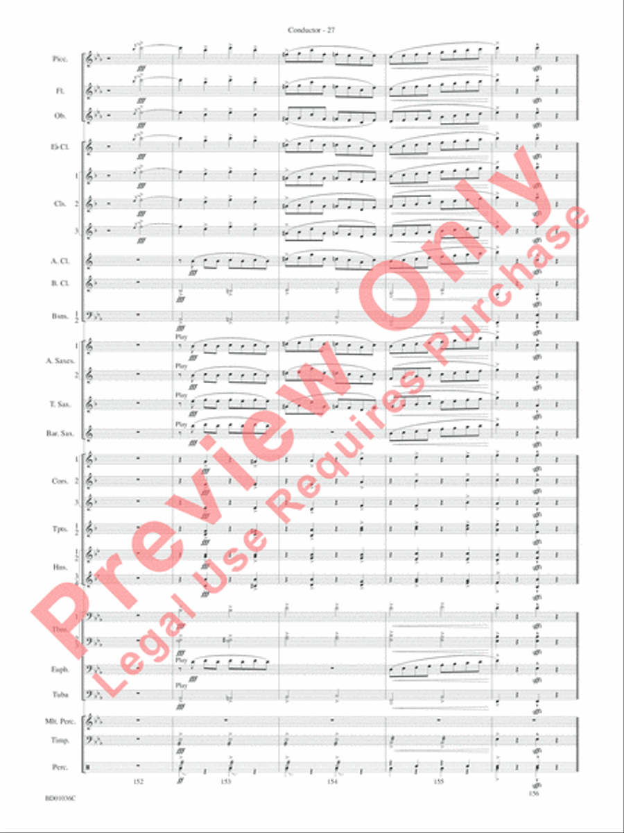 Fiddle-Faddle Concert Band scores gallery preview page 29