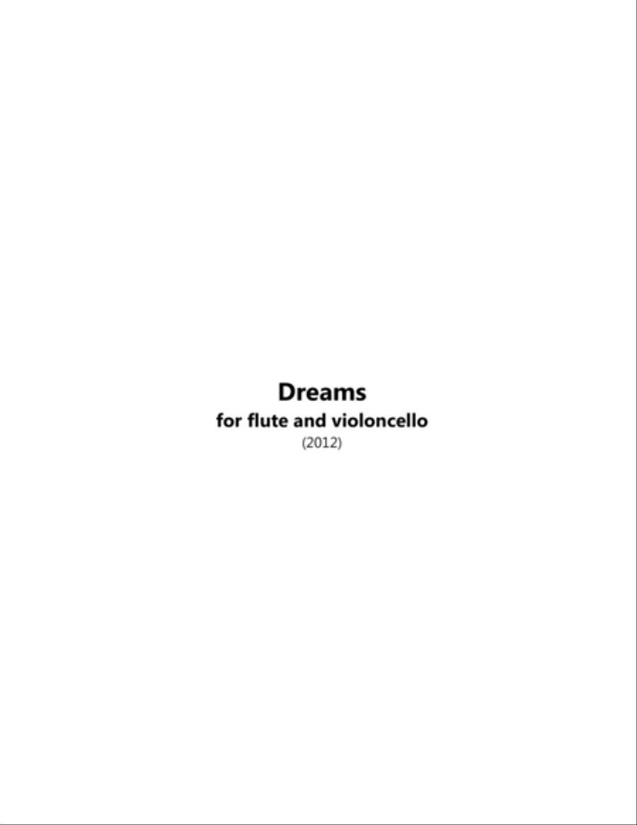Dreams Flute scores gallery preview page 3