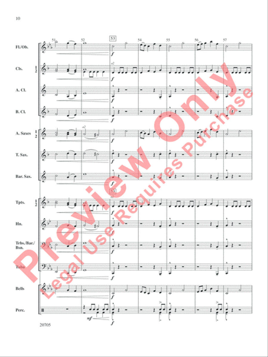 Alpha Squadron Alpha Squadron Concert Band scores gallery preview page 11