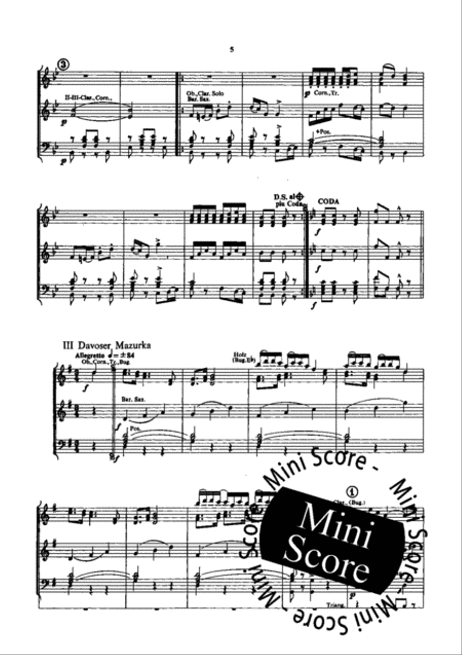 Tanze Aus Graubunden Concert Band scores gallery preview page 8