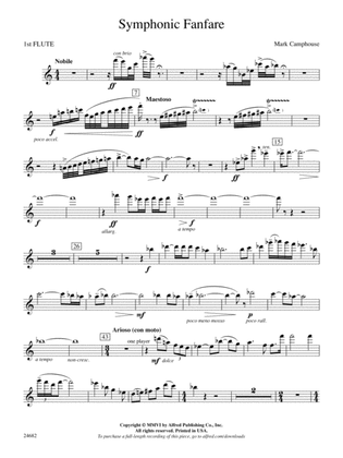Symphonic Fanfare: Flute