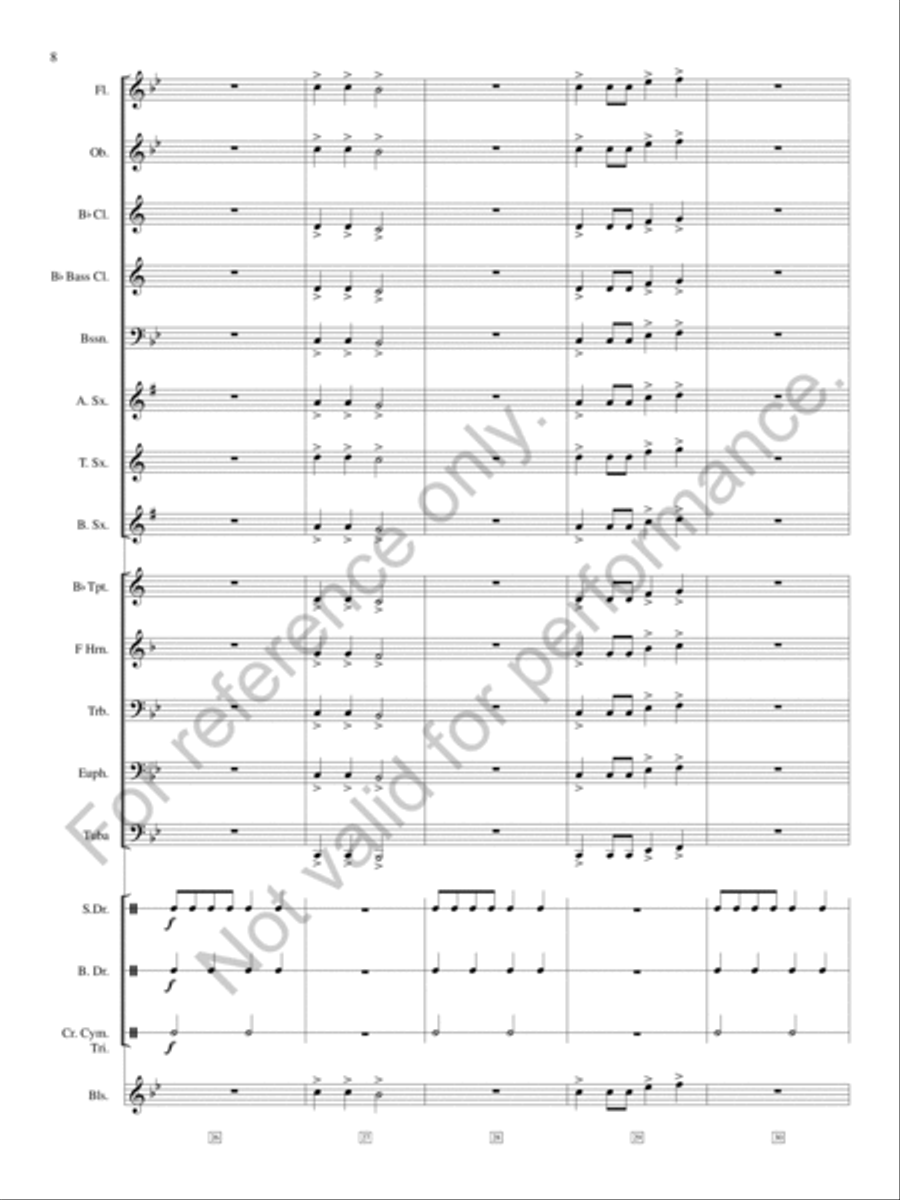 Shadowdance Shadowdance Concert Band scores gallery preview page 9