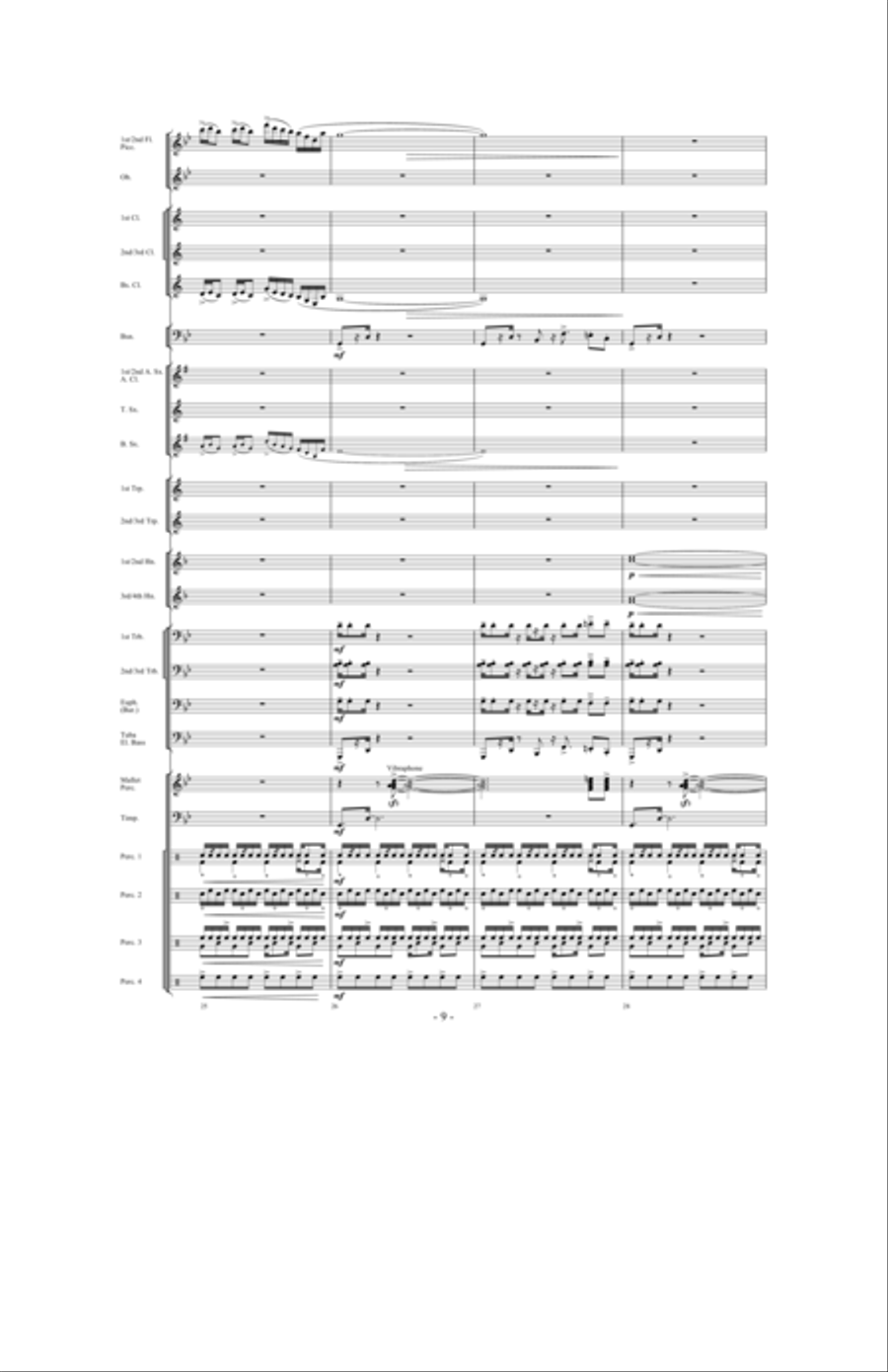 Brazil: Ceremony, Song and Samba Concert Band scores gallery preview page 8