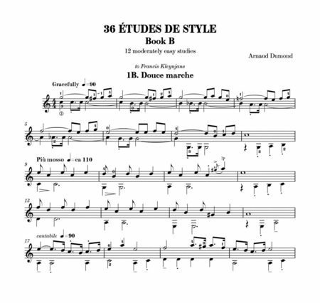 36 Études de style - Cahier B