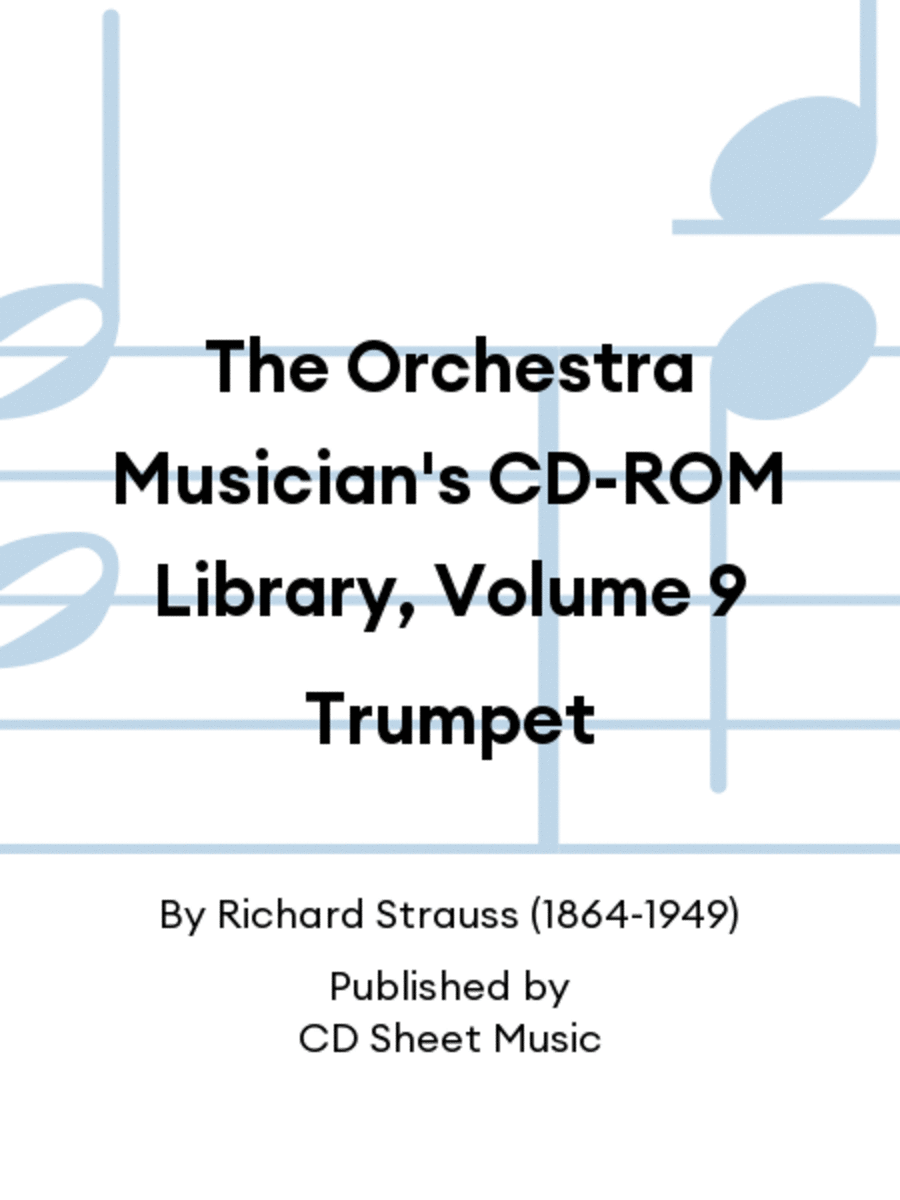 The Orchestra Musician's CD-ROM Library, Volume 9 Trumpet