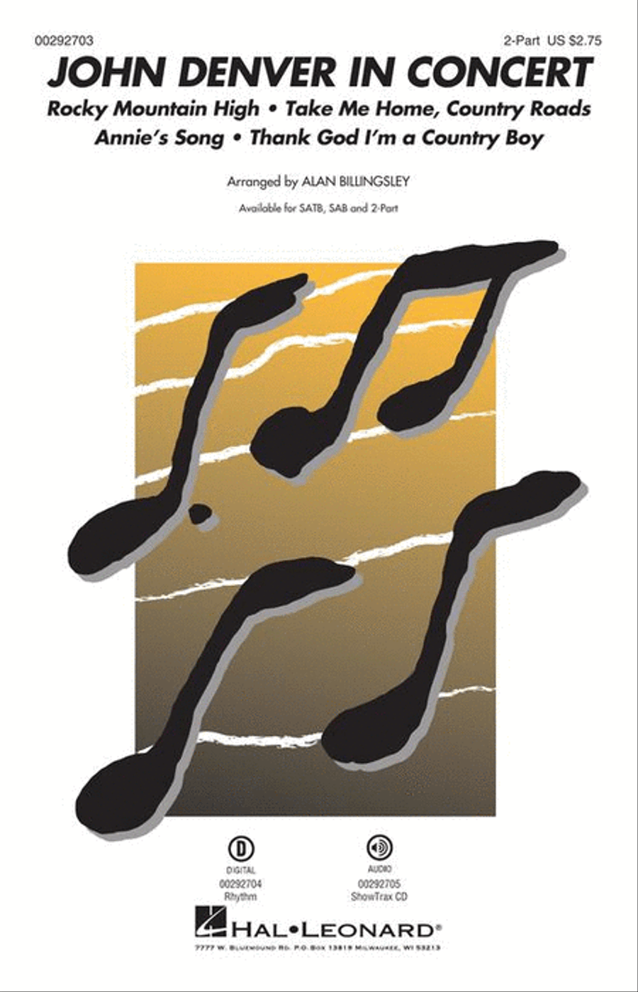 John Denver in Concert John Denver in Concert 2-Part scores gallery preview page 2