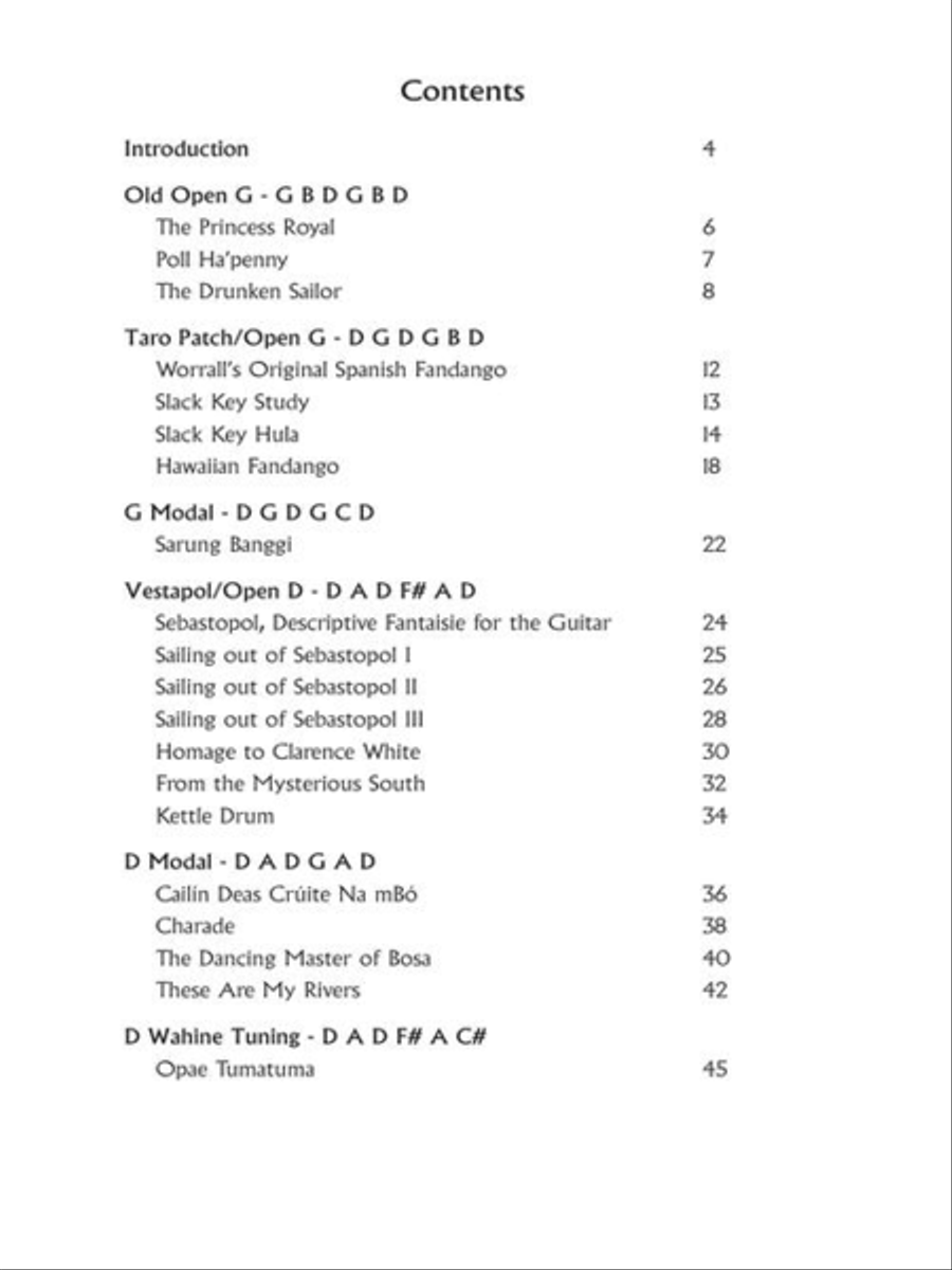 Parlors, Porches & Islands Guitar Tablature scores gallery preview page 4