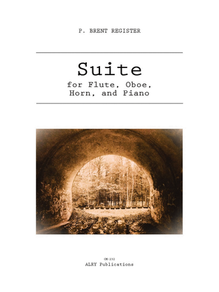 Book cover for Suite for Flute, Oboe, Horn, and Piano