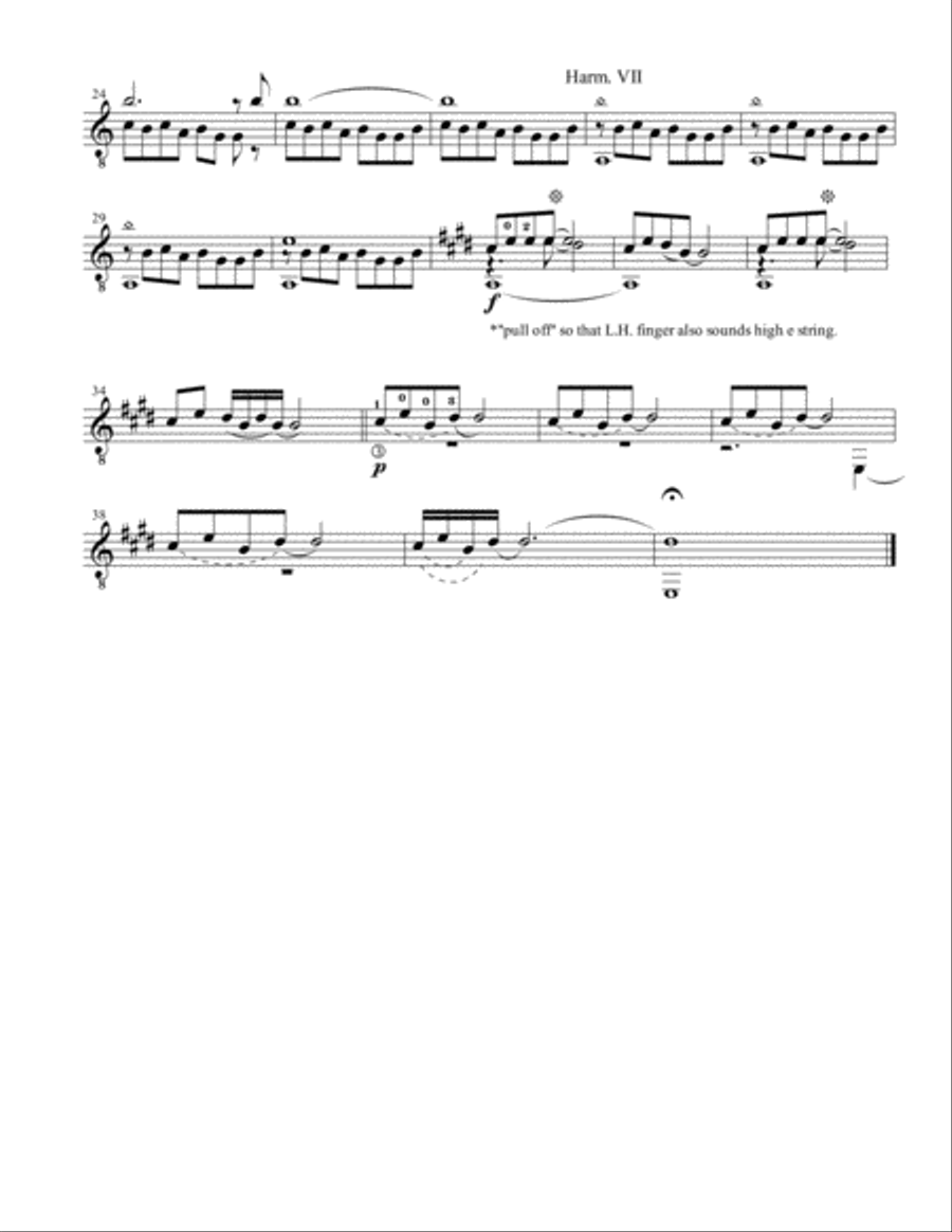 Descriptive Pieces for Guitar Solo Classical Guitar scores gallery preview page 3