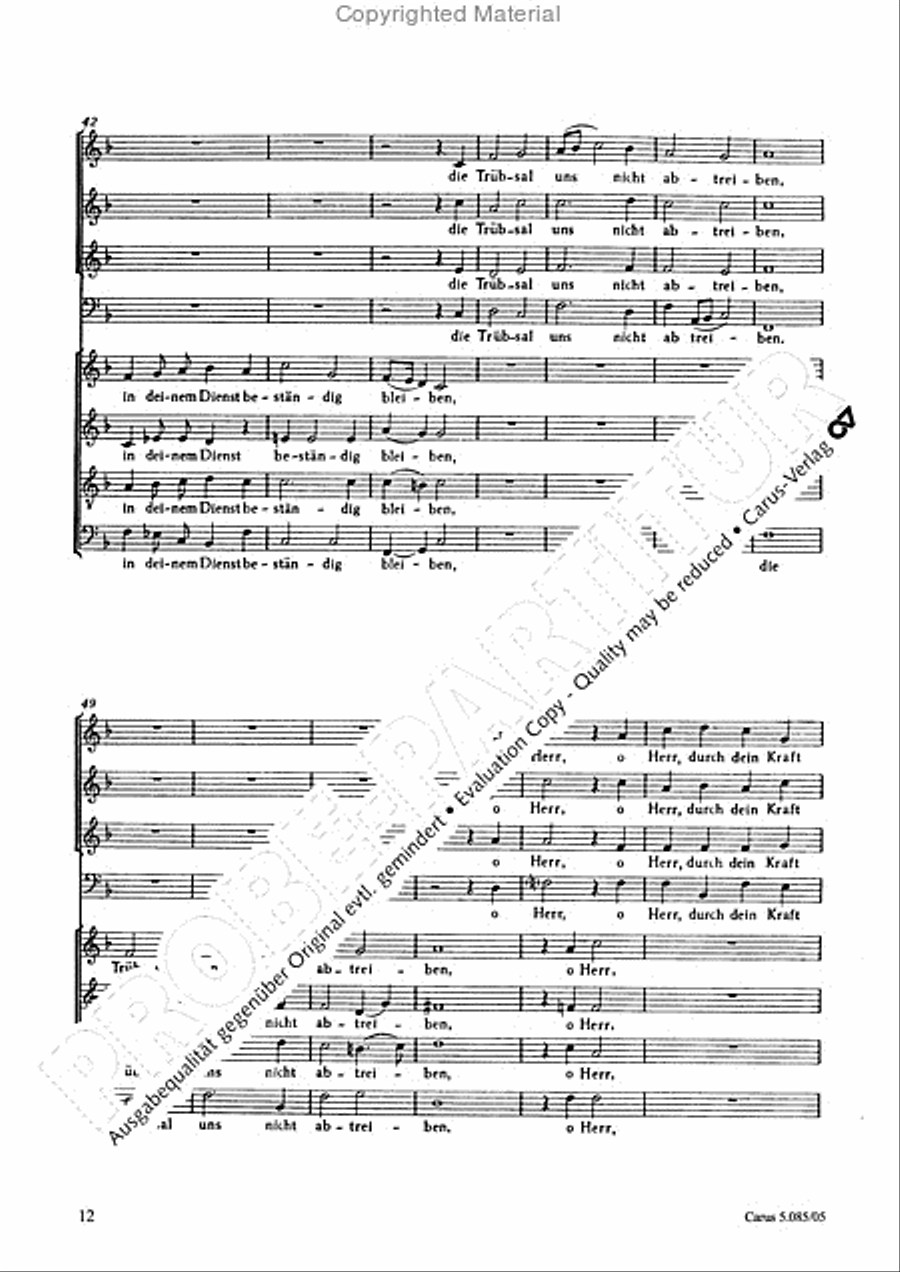 Come, Holy Ghost (Komm, heiliger Geist) 4-Part scores gallery preview page 13