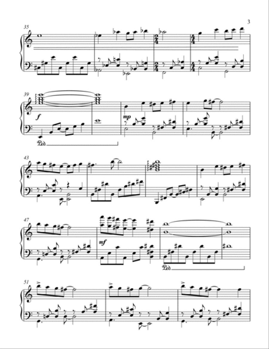 The Test of Wisdom The Test of Wisdom Piano Solo scores gallery preview page 3