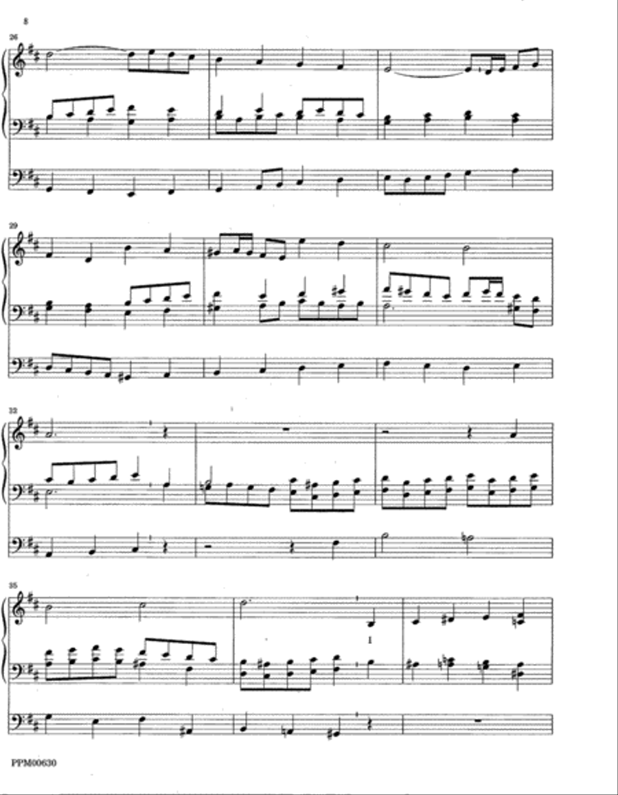 Four Hymn Voluntaries: Crucifer, Darwall's 148th, Gonfalon Royal, Lauda Anima Organ scores gallery preview page 12