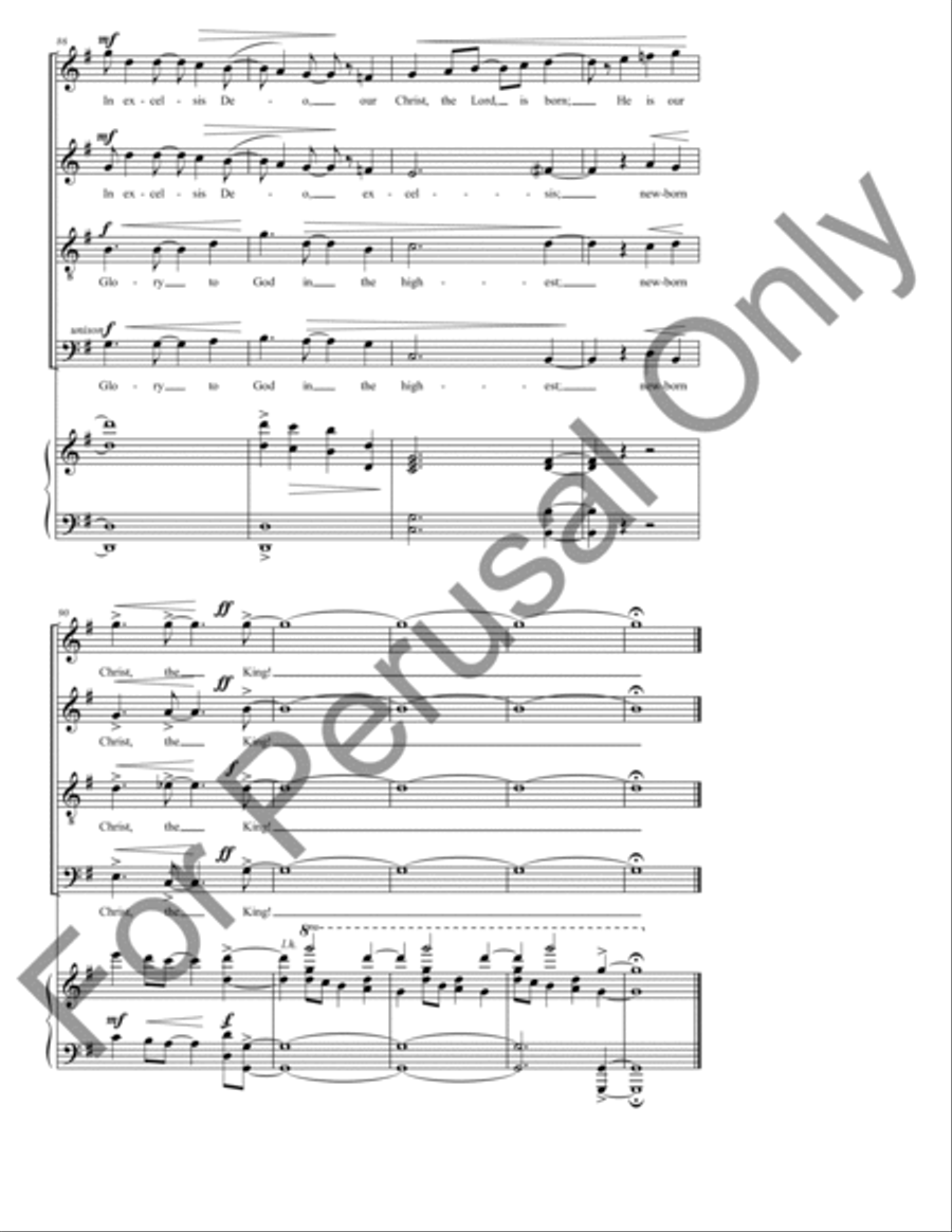 Angels Heard On High Angels Heard On High 4-Part scores gallery preview page 11