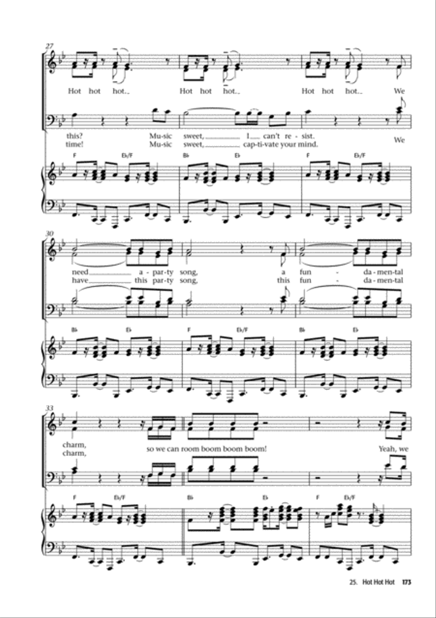Popular Voiceworks 1 4-Part scores gallery preview page 45