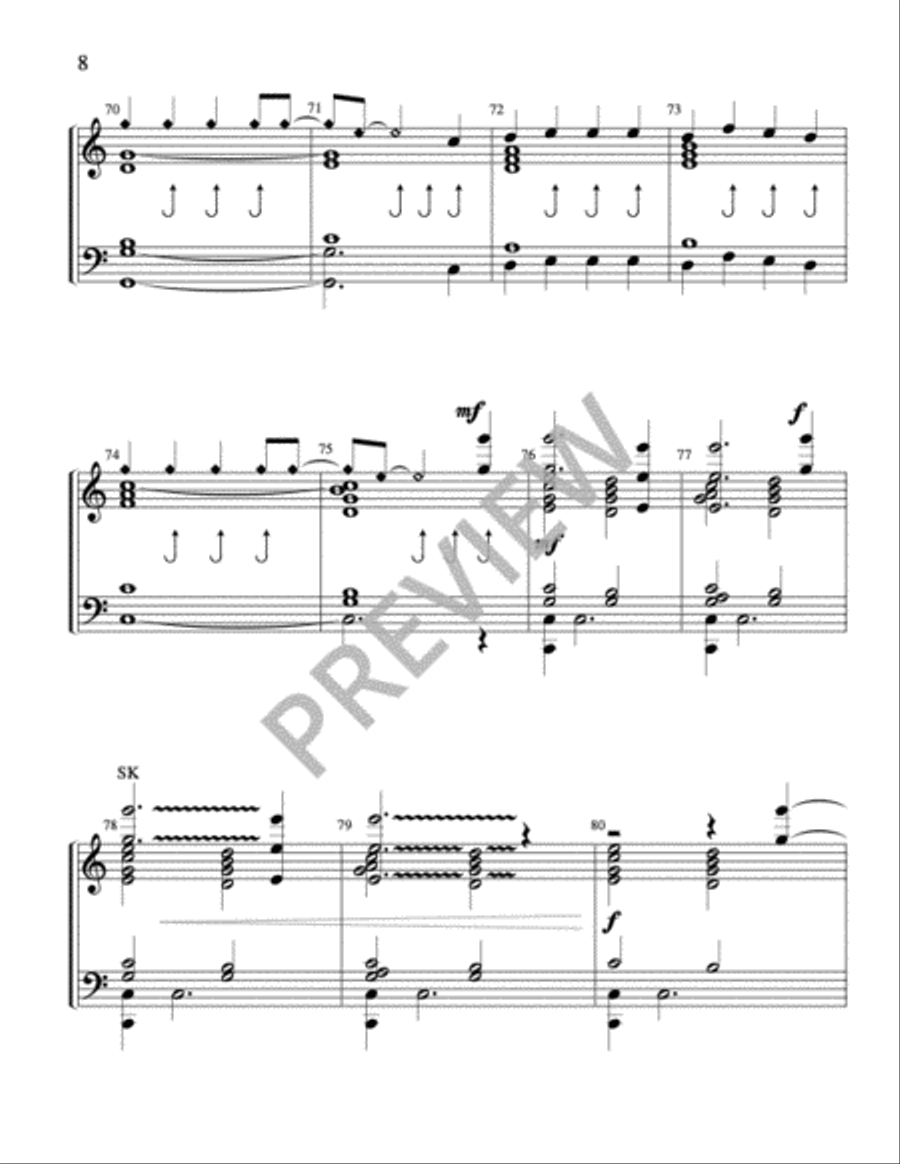 On That Holy Mountain Handbell Parts Choir scores gallery preview page 2
