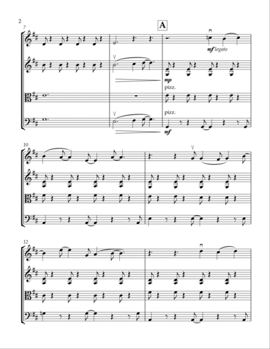 God Only Knows God Only Knows String Quartet scores gallery preview page 3