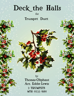 Book cover for Deck the Halls Trumpet Duet