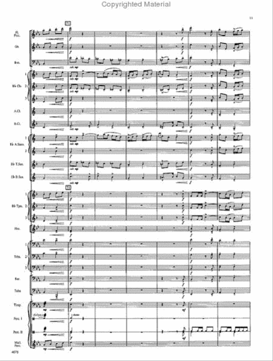 West Highlands Sojourn Concert Band scores gallery preview page 12