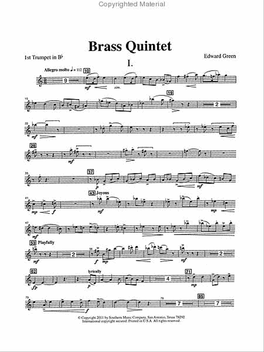 Brass Quintet Brass Quintet Brass Quintet scores gallery preview page 4