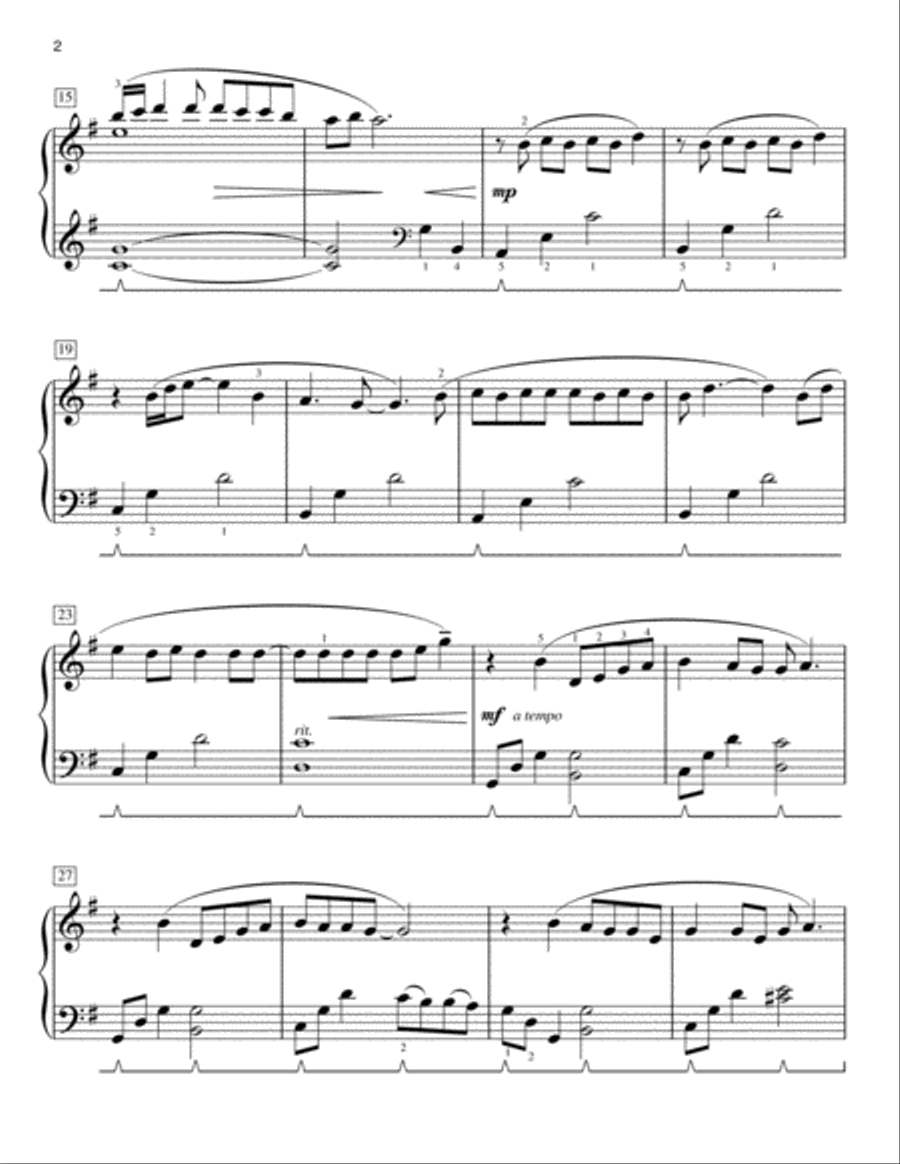 Man In The Mirror [Classical version] (arr. Phillip Keveren) Easy Piano scores gallery preview page 2
