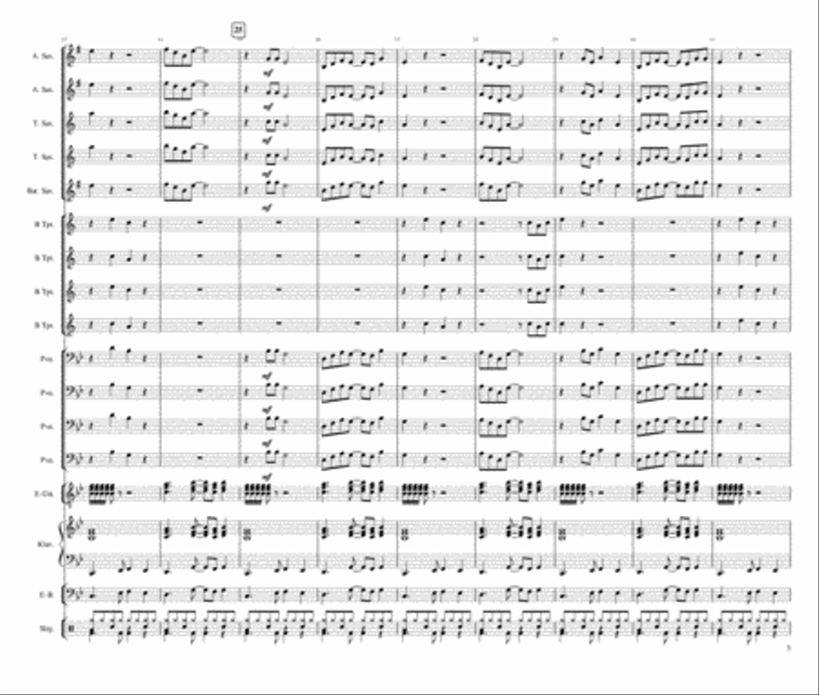 Let's Groove Jazz Ensemble scores gallery preview page 5
