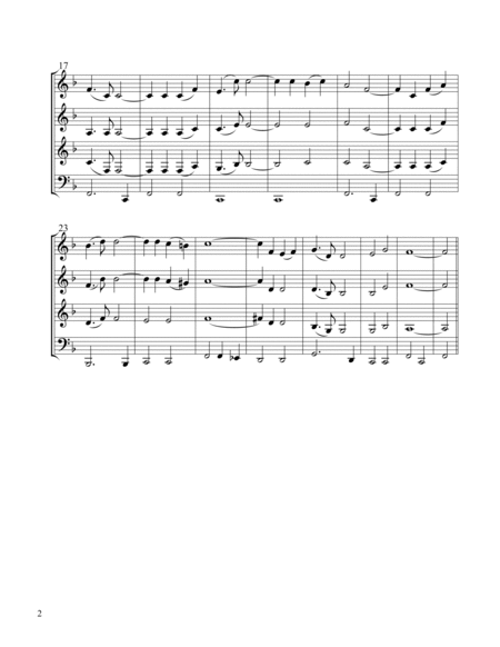 Schlesierlied (Kehr ich einst zur Heimat wieder) für Horn Quartett image number null