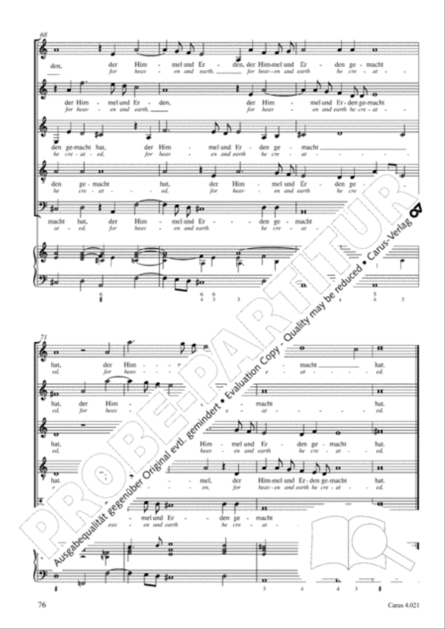Schein: Israelsbrunnlein. Fontana d'Israel. Complete edition Choir scores gallery preview page 83