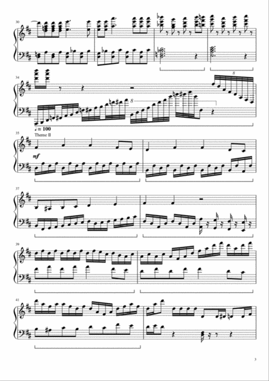 MEP Project (A grade) 1st submission -- Learn how to be creative when composing Piano Solo scores gallery preview page 3
