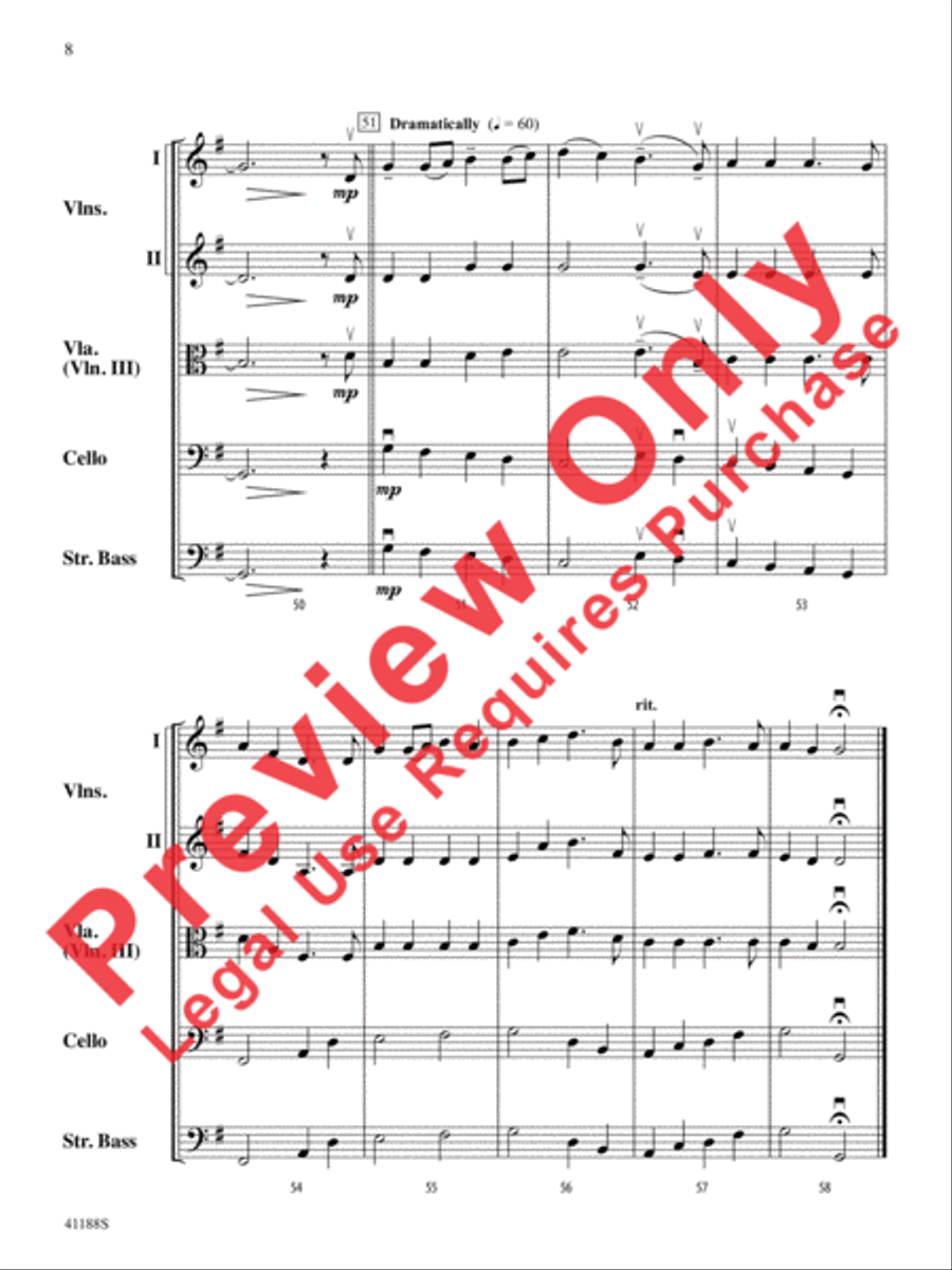 The Simple Gifts of Music String Orchestra scores gallery preview page 9