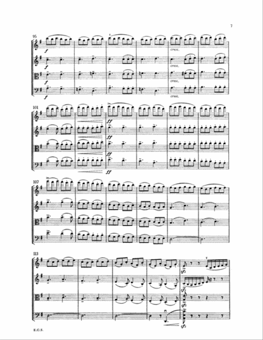 String Quartet No. 2 String Quartet scores gallery preview page 6