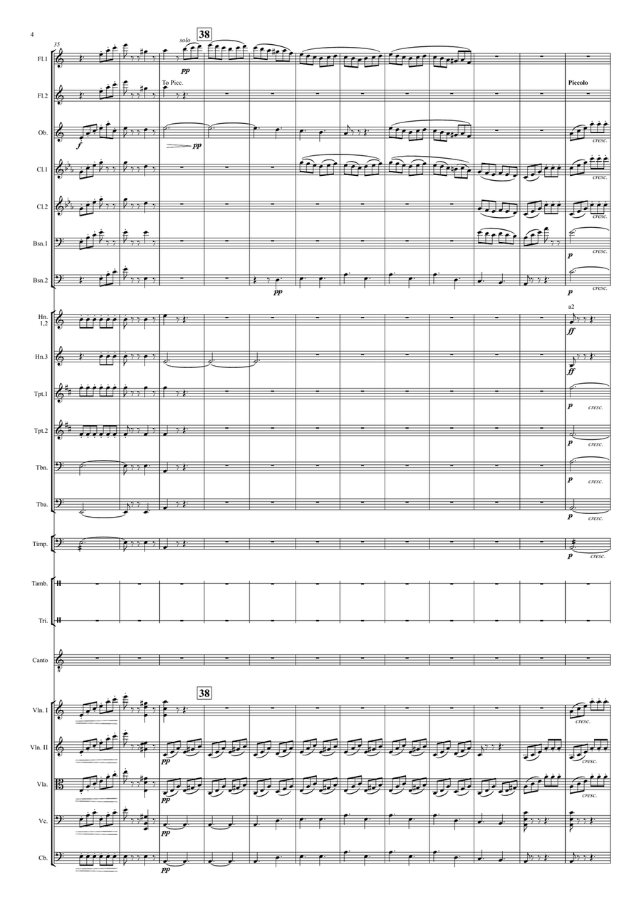 La Danza (Tarantella Napolitana) G.Rossini Full Orchestra scores gallery preview page 4