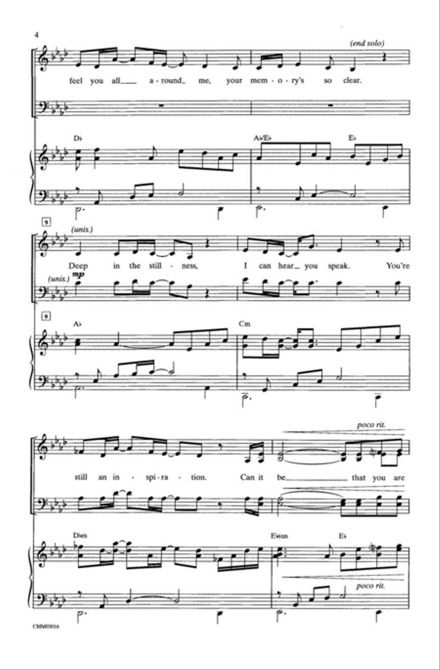 To Where You Are To Where You Are 4-Part scores gallery preview page 3