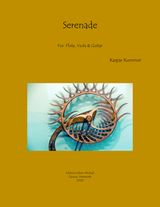 Book cover for Kummer Serenade for Flute, Viola & Guitar